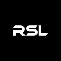 RSL Letter Logo Design, Inspiration for a Unique Identity. Modern Elegance and Creative Design. Watermark Your Success with the Striking this Logo. vector