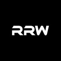 RRW Letter Logo Design, Inspiration for a Unique Identity. Modern Elegance and Creative Design. Watermark Your Success with the Striking this Logo. vector