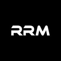 RRM Letter Logo Design, Inspiration for a Unique Identity. Modern Elegance and Creative Design. Watermark Your Success with the Striking this Logo. vector