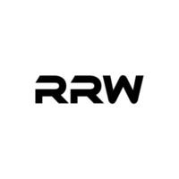rrw letra logo diseño, inspiración para un único identidad. moderno elegancia y creativo diseño. filigrana tu éxito con el sorprendentes esta logo. vector