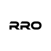 RRO Letter Logo Design, Inspiration for a Unique Identity. Modern Elegance and Creative Design. Watermark Your Success with the Striking this Logo. vector