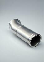 Car Exhaust Pipe Isolated On A White Background. AI Generated photo