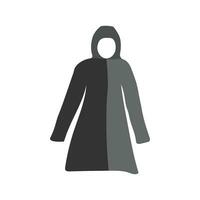 Raincoat icon vector