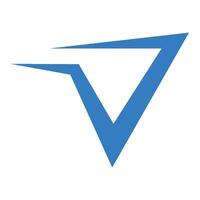 letter v logo vector