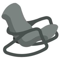 Rocking chair icon vector