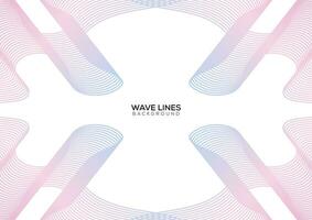 abstract curvy and smooth blue lines layout banner design vector