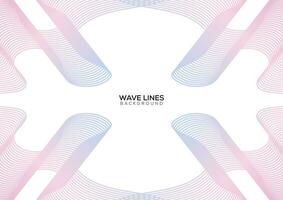 abstract curvy and smooth blue lines layout banner design vector