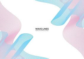 minimal and abstract curvy line motion backdrop design vector
