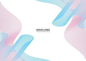 minimal and abstract curvy line motion backdrop design vector