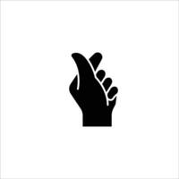 Finger icon stock vector illustration