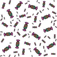 Irregular Abstract Geometric Candy Pattern vector