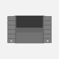 Vector Flat Old Game Cartridge illustration