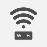 Wi-fi icon Internet signal design Concept vector