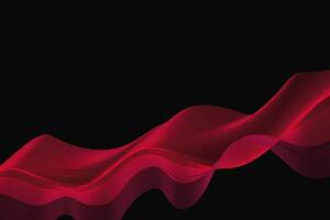 Abstraction. Red with Black Background vector