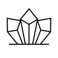 Simple ore icon. Natural resources. Vector. vector