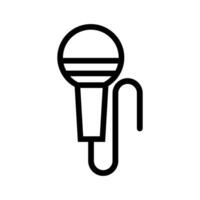 Hand Microphone Icon and Code. Microphone for karaoke and interview. Vector. vector