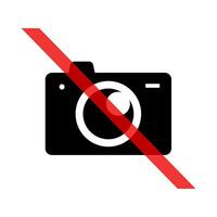 Camera flash photography prohibition silhouette icon. Vector. vector