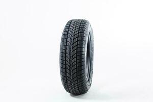 Car tire isolated on white background. photo