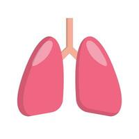 Modern lung icon. Respiratory system. Vector. vector