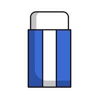 Eraser icon. Stationery icon. Vector. vector