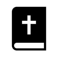 Simple Christian Bible icon. Vector. vector