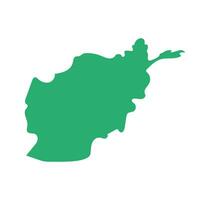 Simple Afghanistan map icon. Vector. vector