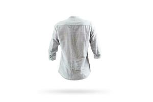 White Blank shirt Back on a white background photo