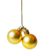 Christmas decorate ball isolated on white or transparent background. photo