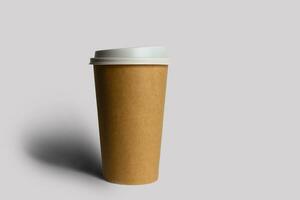 Coffee hot drinking paper cup photo