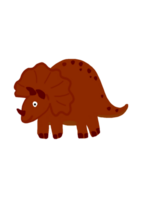 Dino set in simple hand drawn cartoon style. png