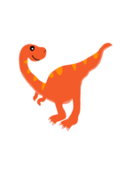Dino set in simple hand drawn cartoon style. png