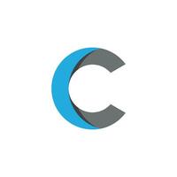 C Letter Logo Template vector