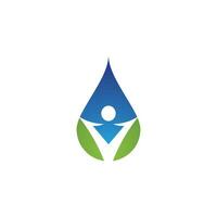 water drop Logo Template vector