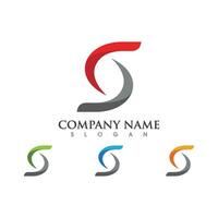 Business corporate S letter logo vector