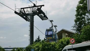 turkey istanbul 19 julty 2023. Cable car trip in Pierre Loti video