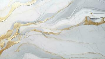 Abstract white marble texture for wall background or tiles floor decorative design. AI Generative photo