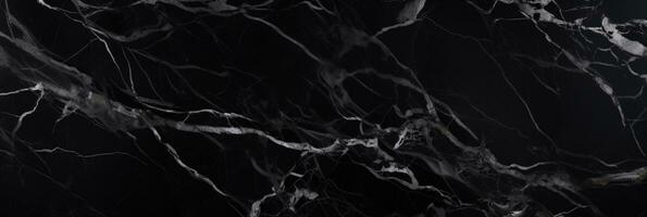 AI generated Black marble texture for background or tiles floor decorative design. Generative ai. photo