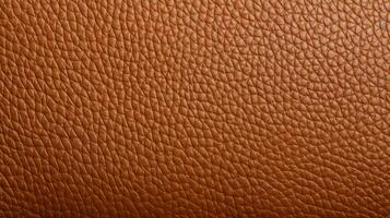 Genuine natural brown leather skin texture background. AI Generative photo