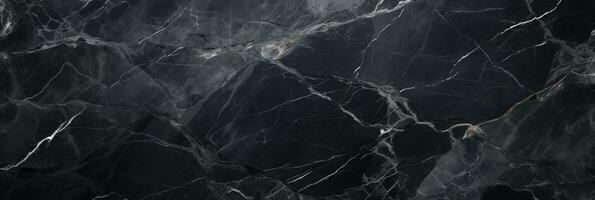 AI generated Black marble texture for background or tiles floor decorative design. Generative ai. photo