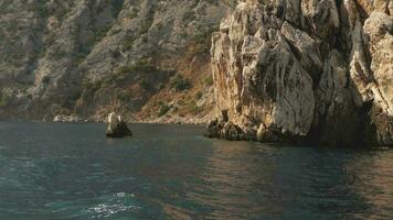 viajando a turco Mediterrâneo ofertas uma luxuoso marítimo experiência em tranquilo águas. video