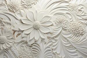 Exquisite porcelain ceramic texture with fine details. Texture, background, pattern. Ai generative photo