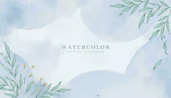 Abstract horizontal watercolor background. Neutral light colored empty space background illustration vector