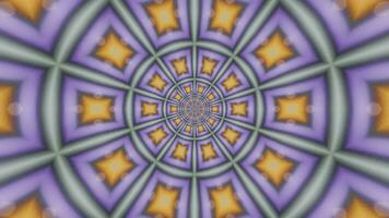 mandala 3d kaléidoscope sans couture boucle psychédélique trippant futuriste traditionnel tunnel modèle pour conscience méditation Contexte vidéo relaxant ethnique coloré modèle chakra kundalini yoga video