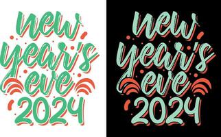 Happy new year day t shirt design vector