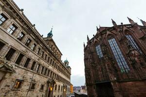 panorama of the old town of nuremberg photo