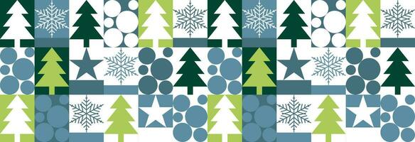 Stylish Christmas collage. vector