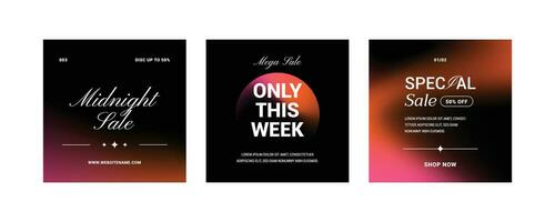 Gradient aesthetic good vibe poster, inspiring design horizontal