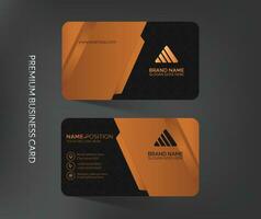 Luxury business card template layout vector