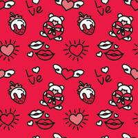 San Valentine's Day. Love. Celebration. Seamless pattern for fabric, wrapping, textile, wallpaper, apparel. Vector. vector