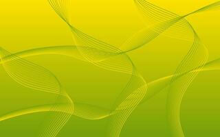 Abstract background with glowing wave Shiny moving lines design element or Modern yellow gradient lines vector